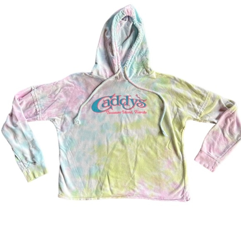 Graphic Tie Dye hoodie Caddy’s Treasure Island Size Medium